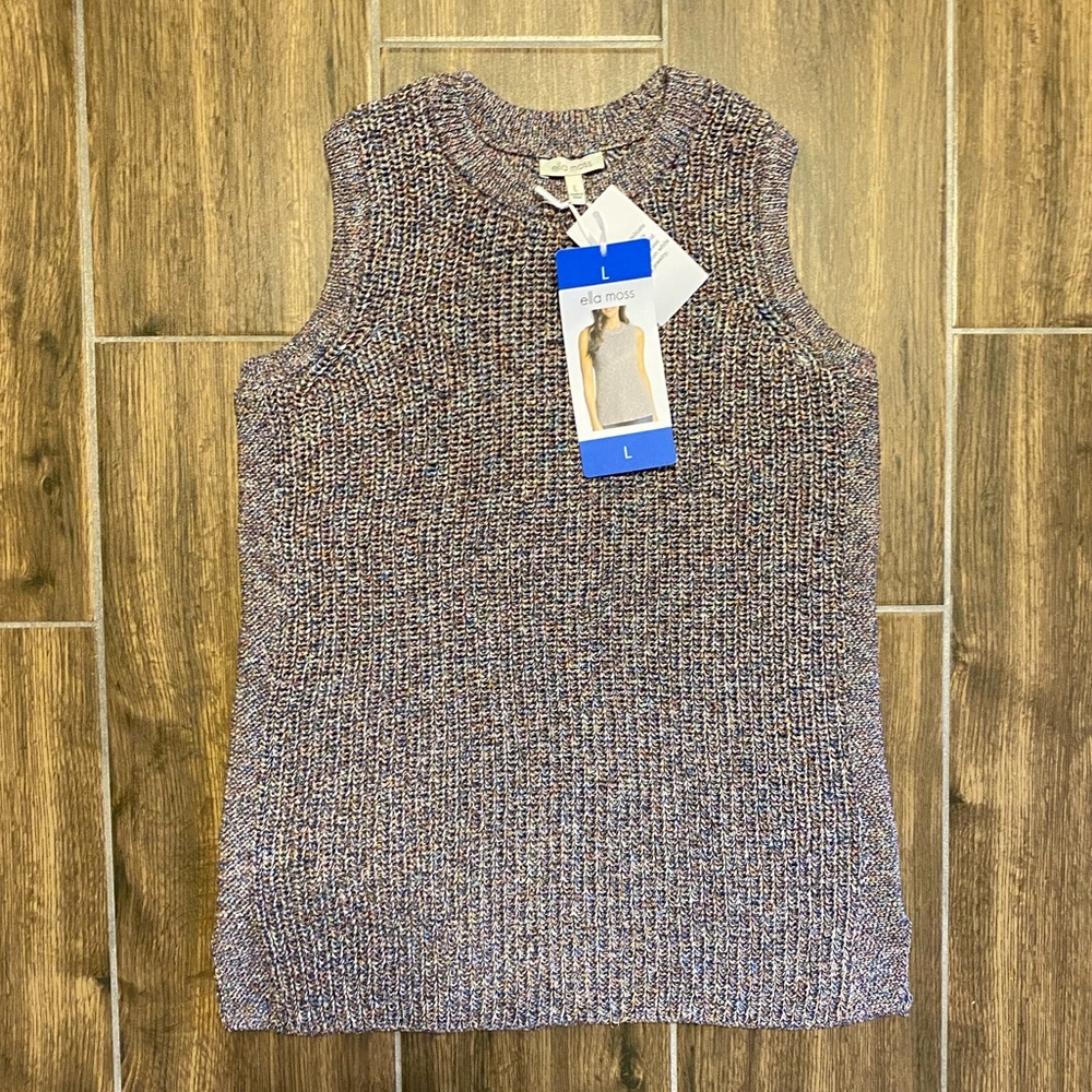 NWT “Ella Moss” sweater tank top